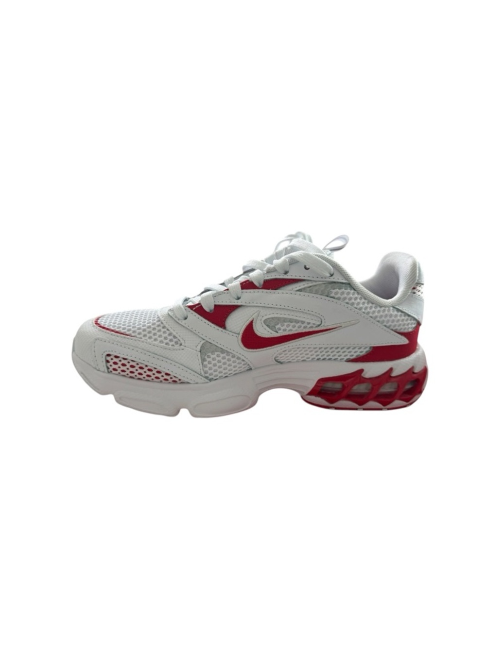 Nike White and Red Zoom Air Fire